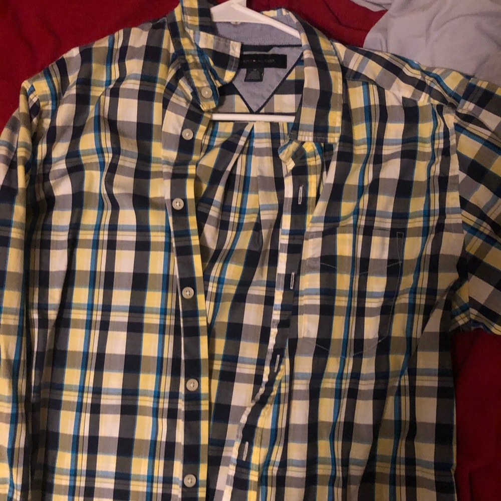 Tommy Hilfiger plaid shirt size M